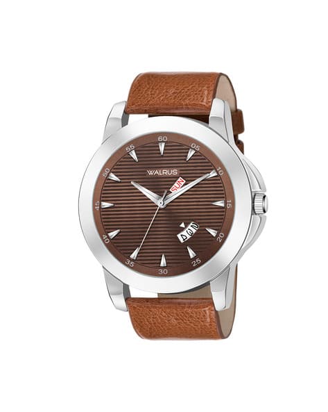 WALRUS Analogue Watch with Leather Belt