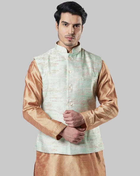 Sleeveless Nehru jacket