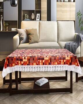 Geometric Print Waterproof Centre Table Cover 40" x 60"-image-27