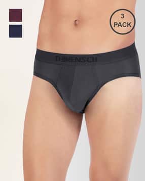 damensch Pack of 3 Solid Briefs-picture-13