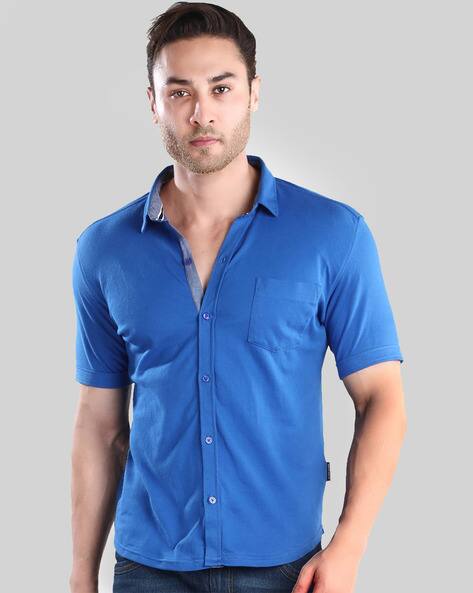 Shirt with Patch Pocket