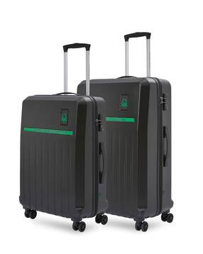 united colors of benetton Pack of 2 Cobalt Unisex Check-In TSA Lock Trolley Bag-picture-14