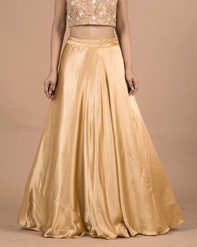 Buy Gold Skirts Ghagras for Women by Becoming Online Ajio