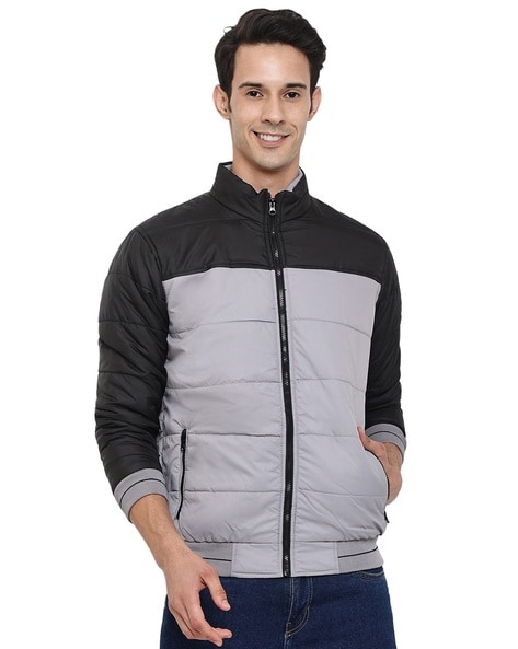 Zip Front Quilted Jacket