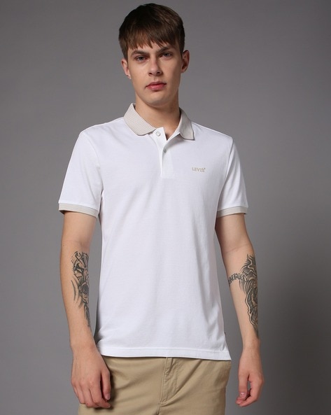 Levis white polo t shirt hotsell