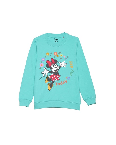 Minnie mouse sweatshirt girls best sale