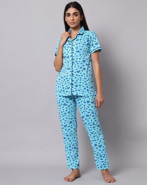 Buy Turquoise Night&LoungeWearSets for Women by SEPHANI Online