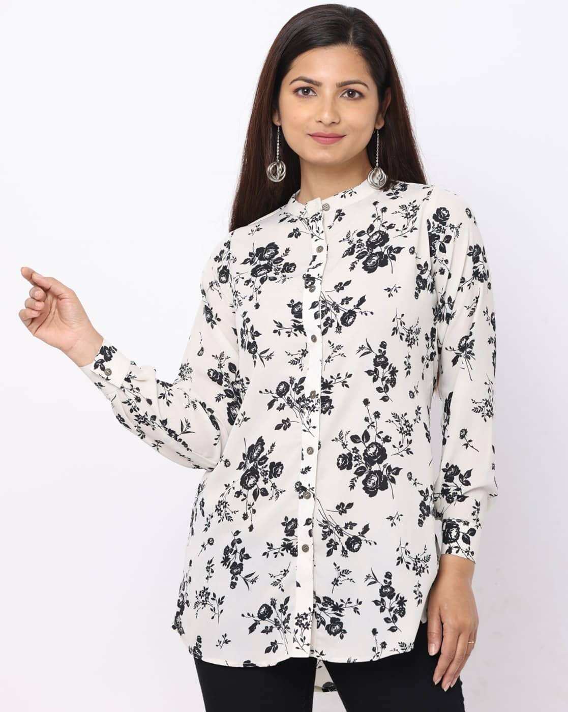 Buy Cream Shirts for Women by GLORY I Online