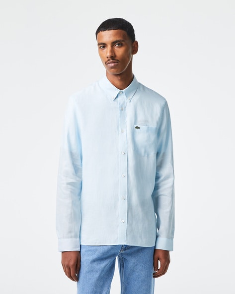 Buy Blue Shirts for Men by Lacoste Online Ajio