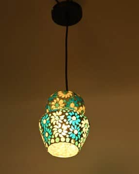 Afast Stylish Mosaic Hanging Pendant Ceiling Light Lamp, Designer Colorful Lighting Hanging Lights-picture-16