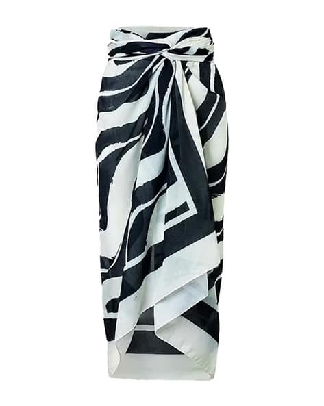 Women Striped A-Line Skirt
