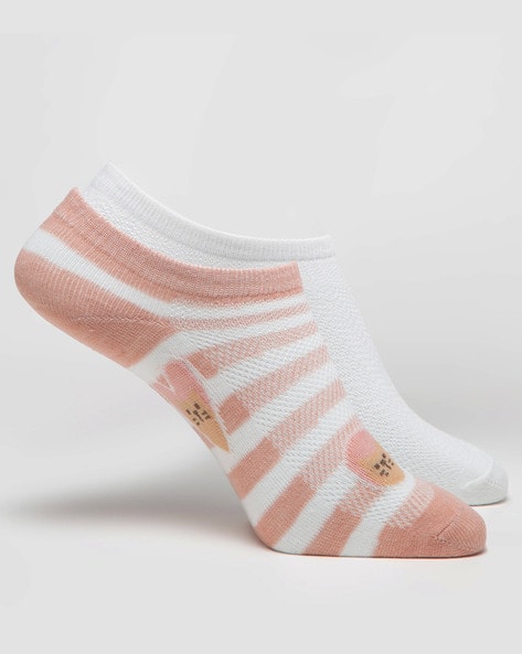 Buy Pink White Socks Stockings for Women by J Style Online