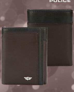 police Men Tri-Fold Wallet with Metal Accent-picture-17