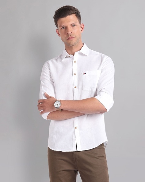 Buy White Shirts for Men by Ad By Arvind Online Ajio