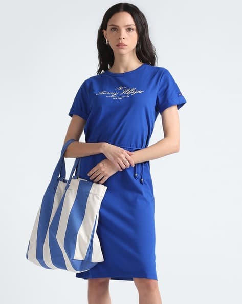 Buy Blue Dresses for Women by TOMMY HILFIGER Online | Ajio.com