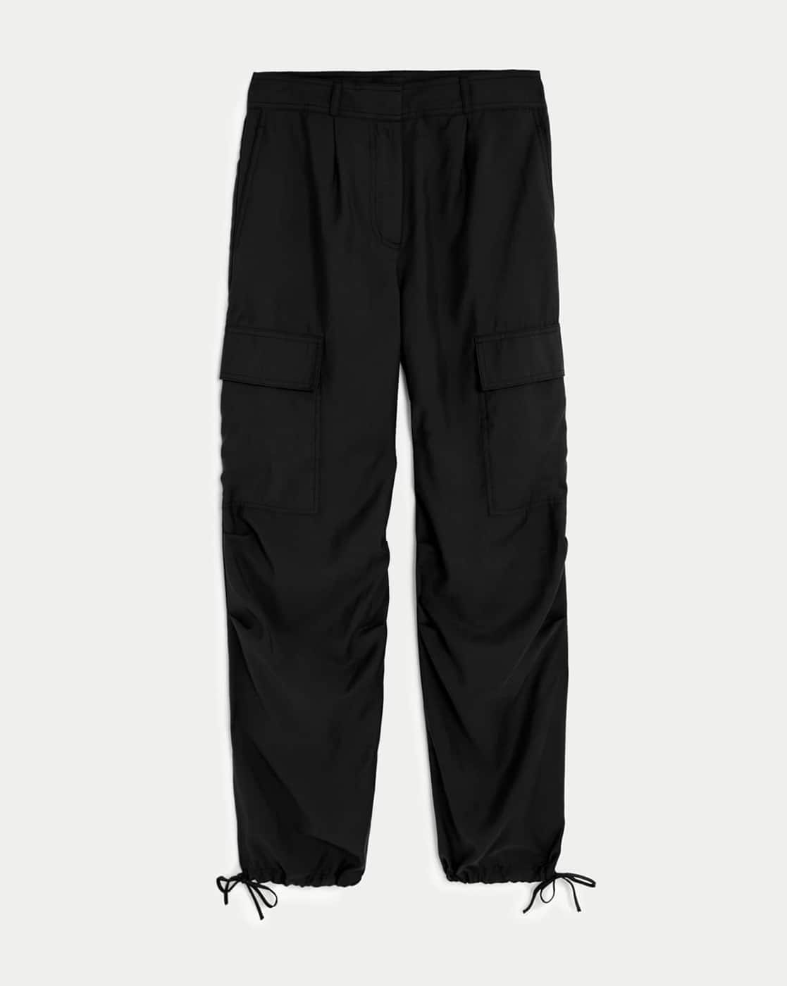 Pantalons Cargo Marks Spencer Noir Femme Taille Xxl En