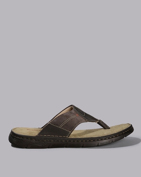 Woodland Men Thong-Strap Slip-On Sandals