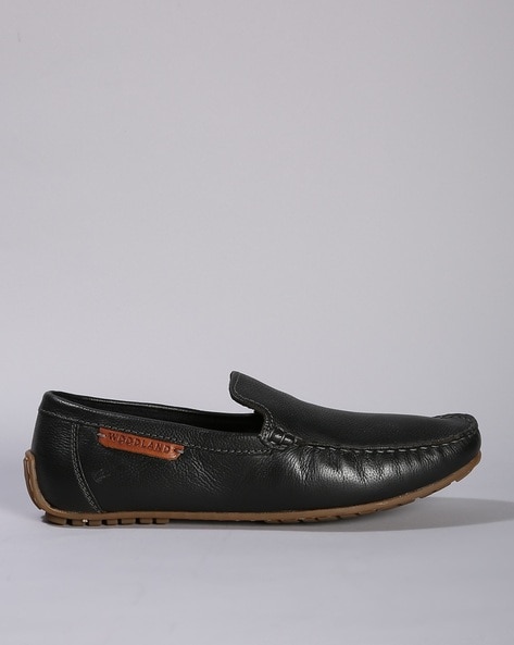 Woodland Men Low-Top Slip-On Loafers