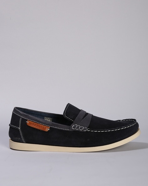 Woodland Men Slip-On Loafers