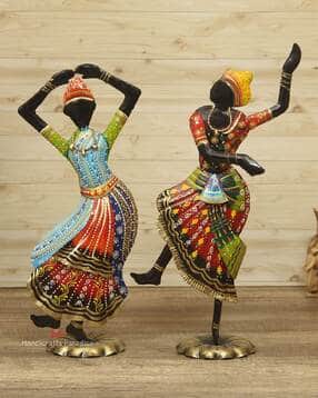 handicrafts paradise Bharatnatyam Dancing Couple Showpieces-picture-29