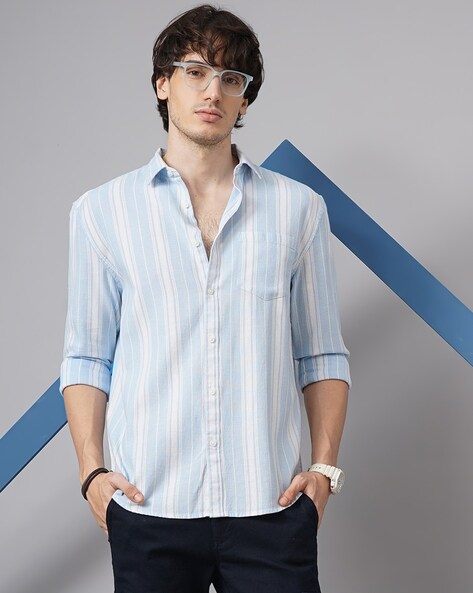 Men Striped Regular Fit Shirt