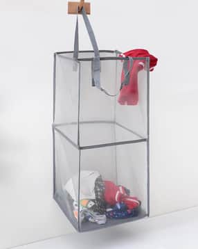 Transparent Foldable Laundry Basket-image-32