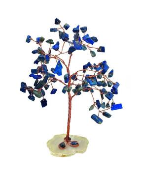 Amethyst Stone with Slice Base Crystal Tree