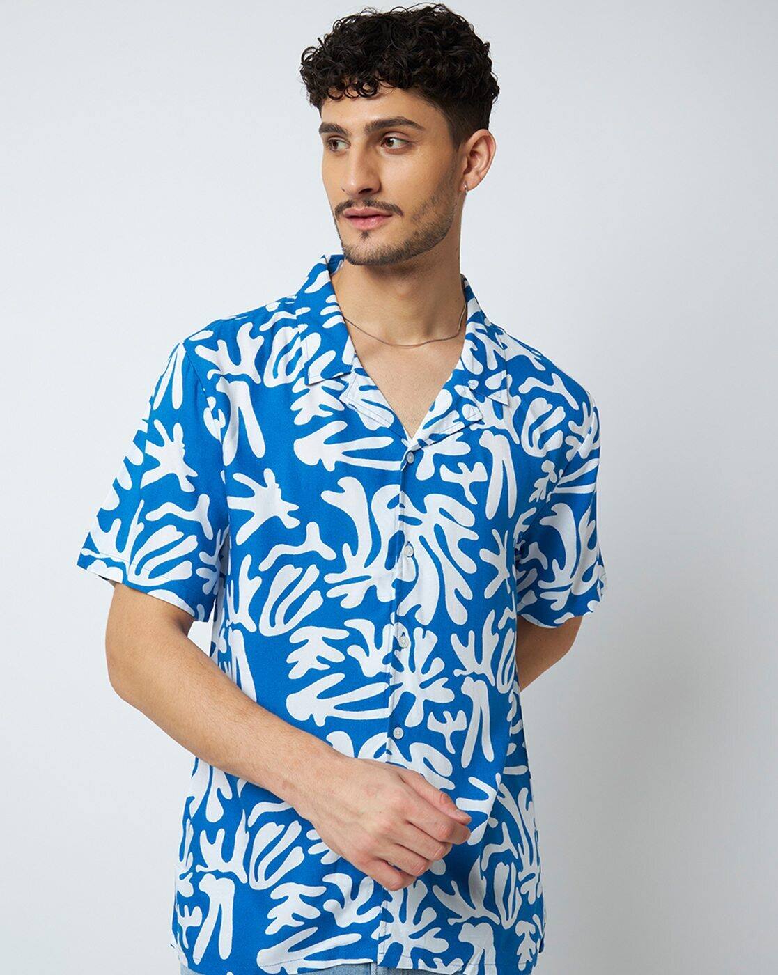 Buy Blue Shirts for Men by MYDESIGNATION Online | Ajio.com