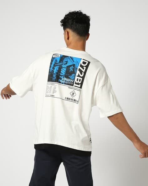Buy Off-White Tshirts for Men by YOUSTA Online | Ajio.com