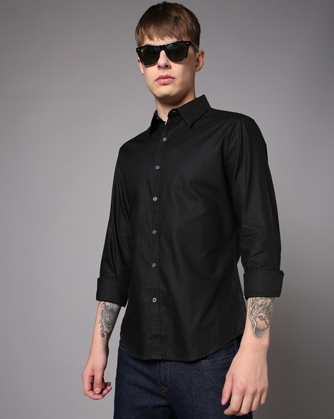 Levis Men Patterned Slim Fit Shirt