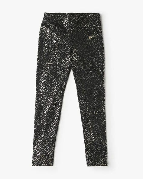 black and gold leggings nike