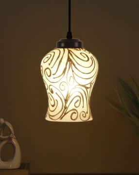 devansh Printed Glass Hanging Lamp-picture-35