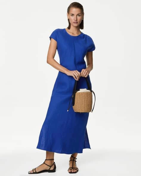 Buy Royal Blue Dresses for Women by Marks Spencer Online