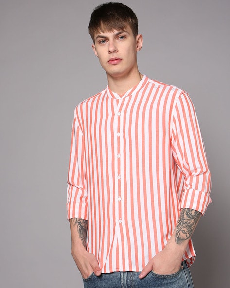 Levis Men Striped Slim Fit Shirt