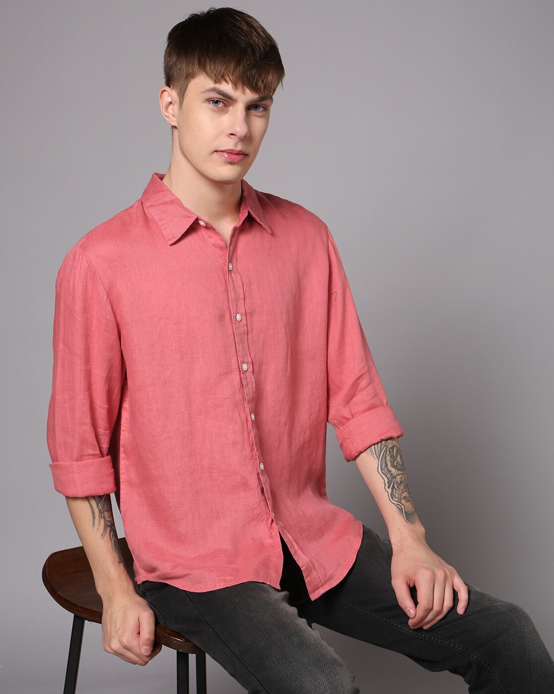 Buy Pink Shirts for Men by LEVIS Online Ajio