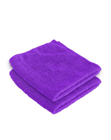 Purple Large Face Flannels Cleanbear Face Cloths 12 Pack
