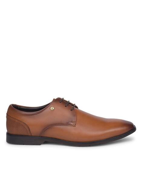 HUSH PUPPIES Men Round-Toe Derbys with Lace Fastenings