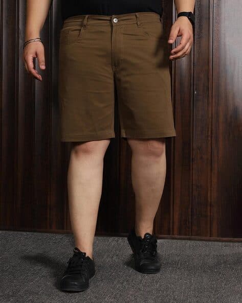 Buy Brown Shorts 3/4ths for Men by BIG BANANA Online