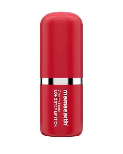 MAMAEARTH Creamy Matte Long Stay Lipstick - Ruby Crush