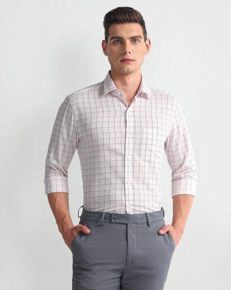 ARROW Men Checks Slim Fit Shirt
