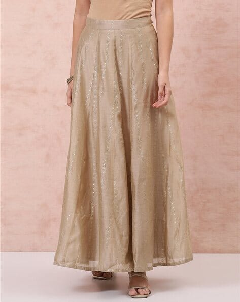 Women Embellished Flared Skirt