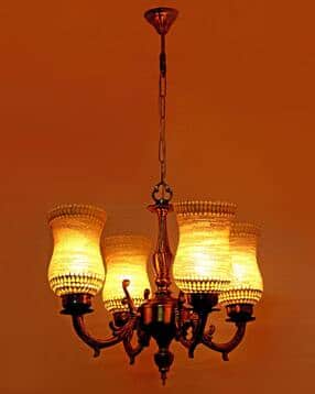 afast LED Compatible Ceiling Chandelier with Glass Lamp-picture-30