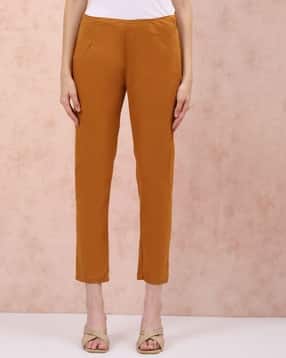 rangriti Women Slim Fit Pleated Pants-picture-27