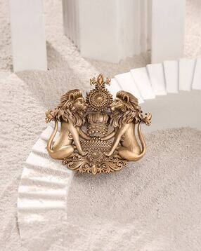 cosa nostraa Men Gold-Plated Lion Brooch-picture-49