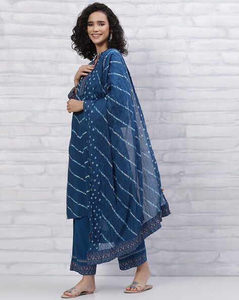 Women Shibori Print Dupatta Price in India