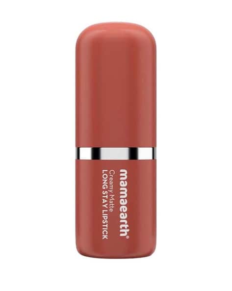 MAMAEARTH Creamy Matte Long Stay Lipstick - Apricot Taupe