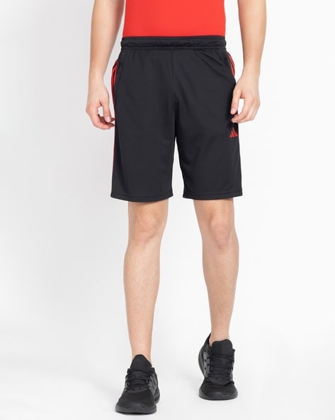 Men Striped Regular Fit Sports Shorts