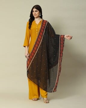 rangriti Women Micro Print Dupatta-picture-14