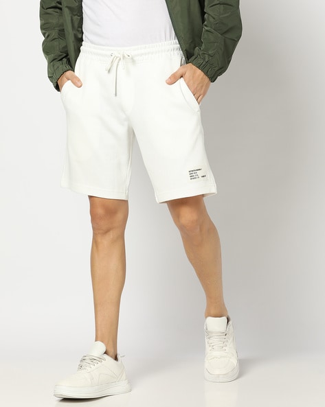 Men Regular Fit Knit Shorts