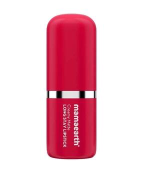 mamaearth Creamy Matte Long Stay Lipstick - Tulip Magenta-picture-30